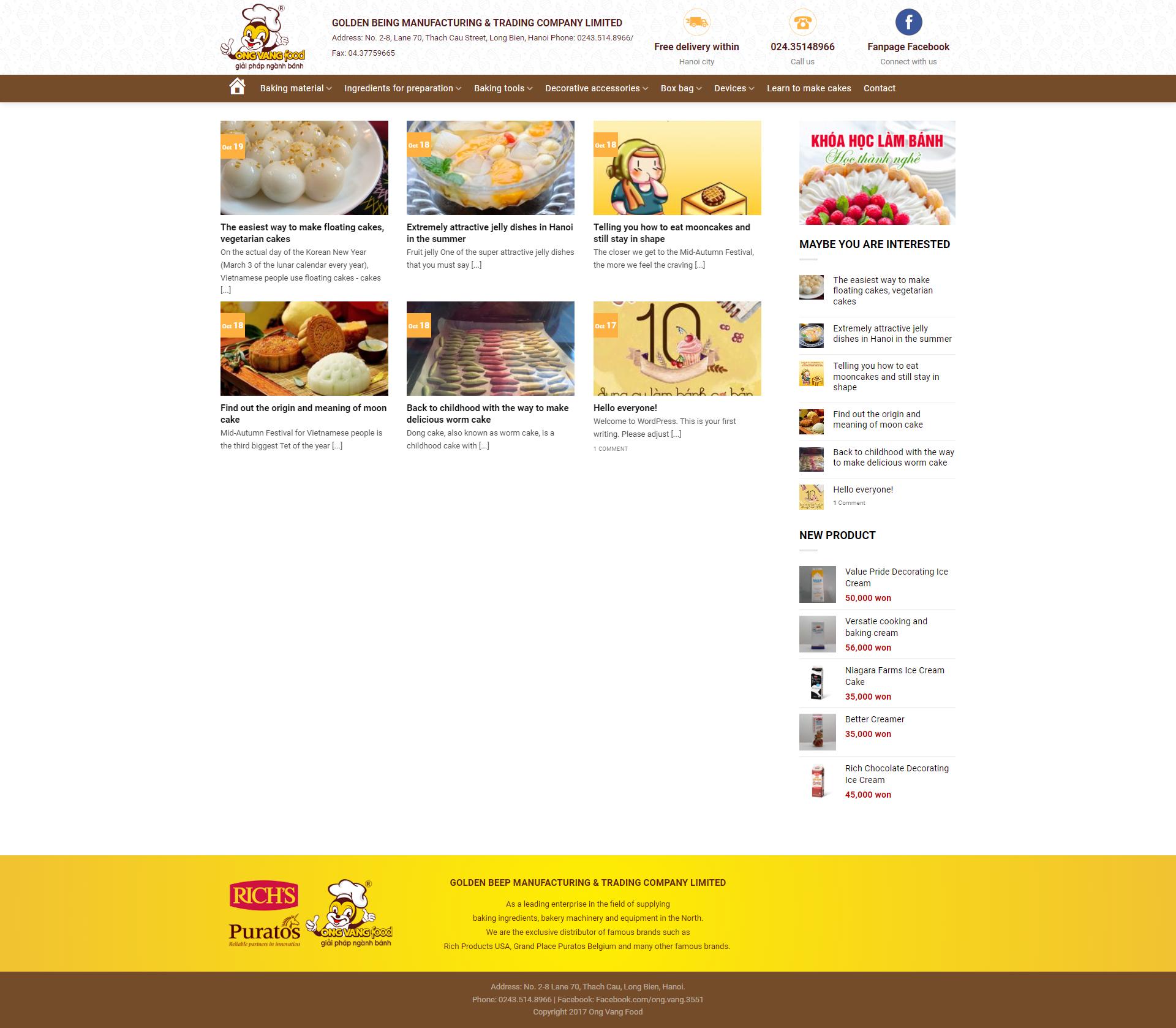 Cake store website source code free download