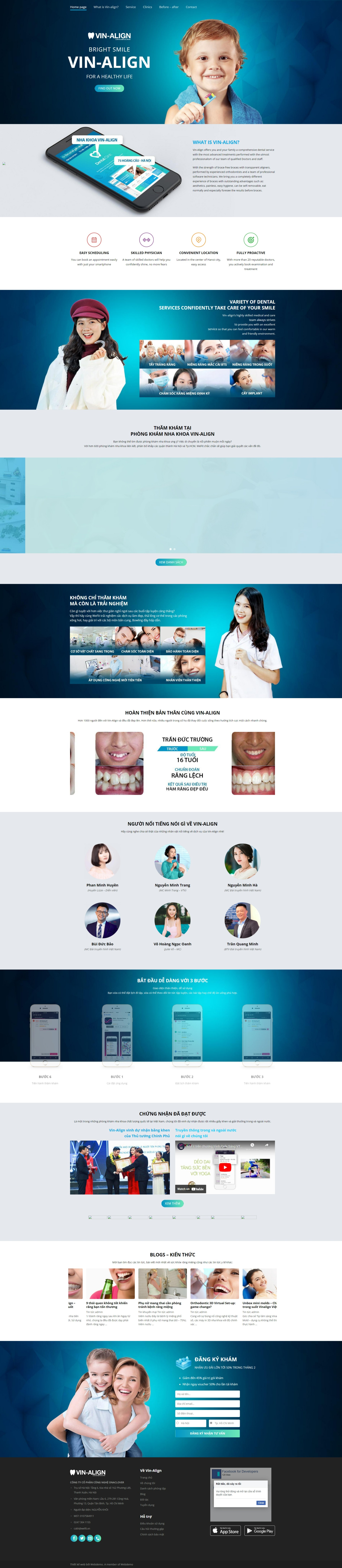 dental clinic introduction landing website free download